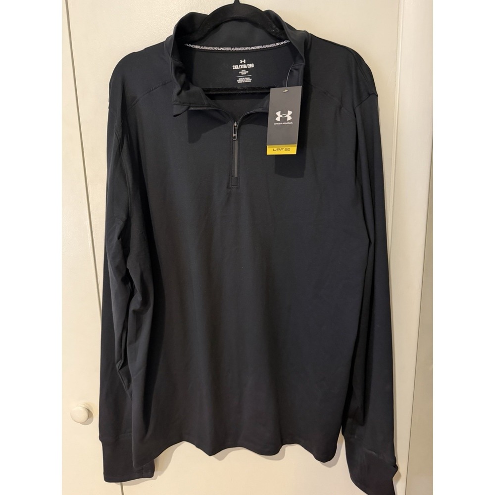 Under‎ Armour Men's UA Launch Pro 1/4 Zip size 2XL Fitted Black